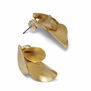 Three leaf stud earrings by Fo.Be